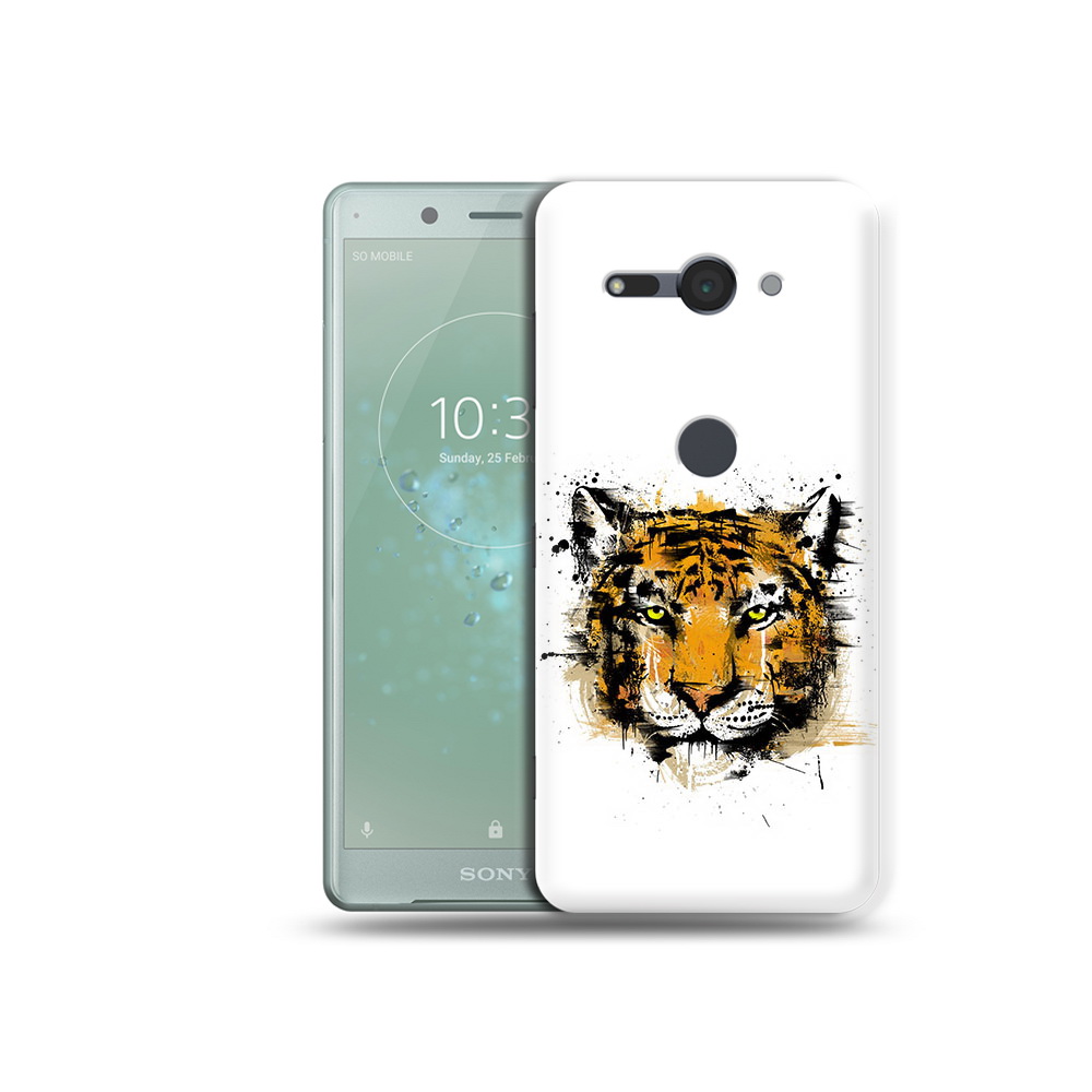 

Чехол MyPads Tocco для Sony Xperia XZ2 Compact тигруля, Прозрачный, Tocco