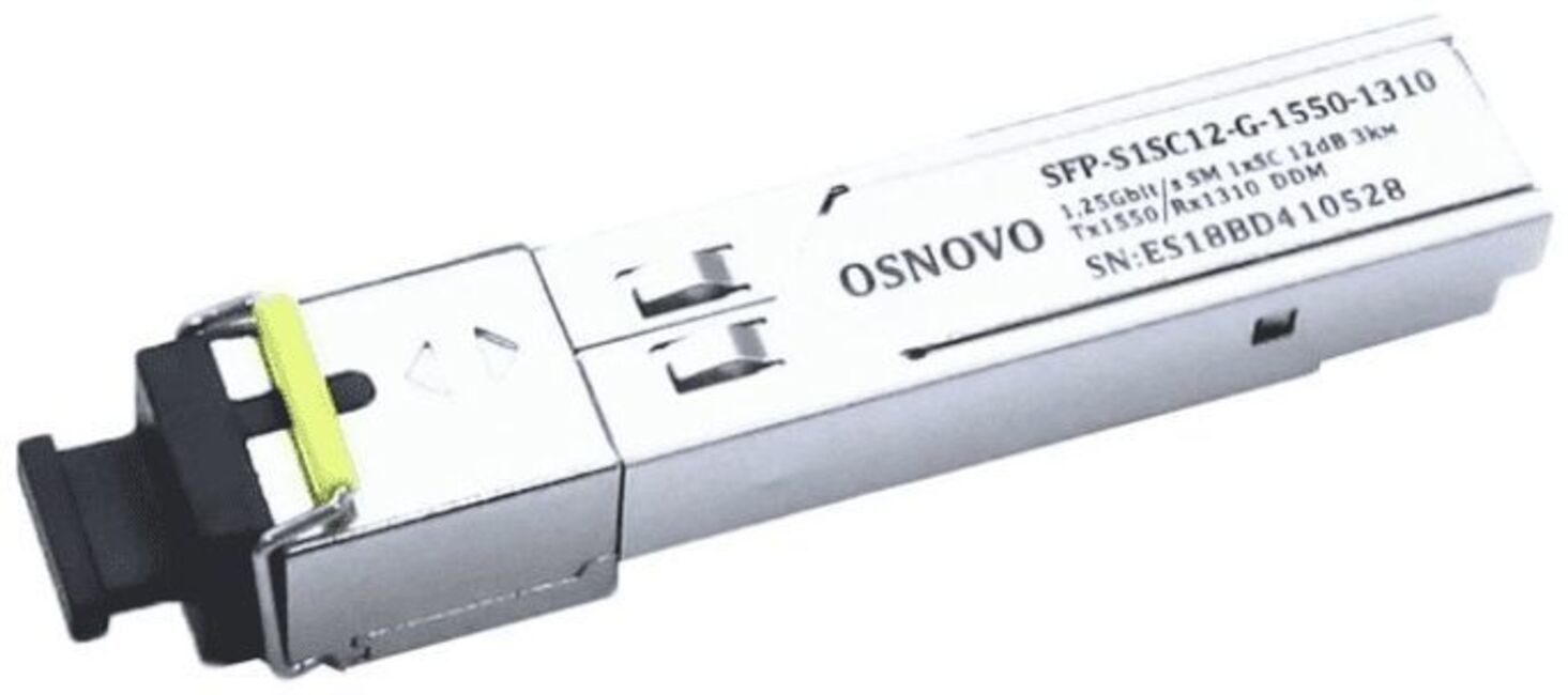 Модуль OSNOVO Sfp-S1Sc12-G-1310-1550