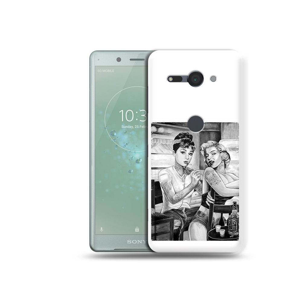 

Чехол MyPads Tocco для Sony Xperia XZ2 Compact тату мастер, Прозрачный, Tocco
