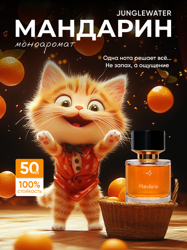 Духи JUNGLEWATER Mandarin Мандарин 50 мл