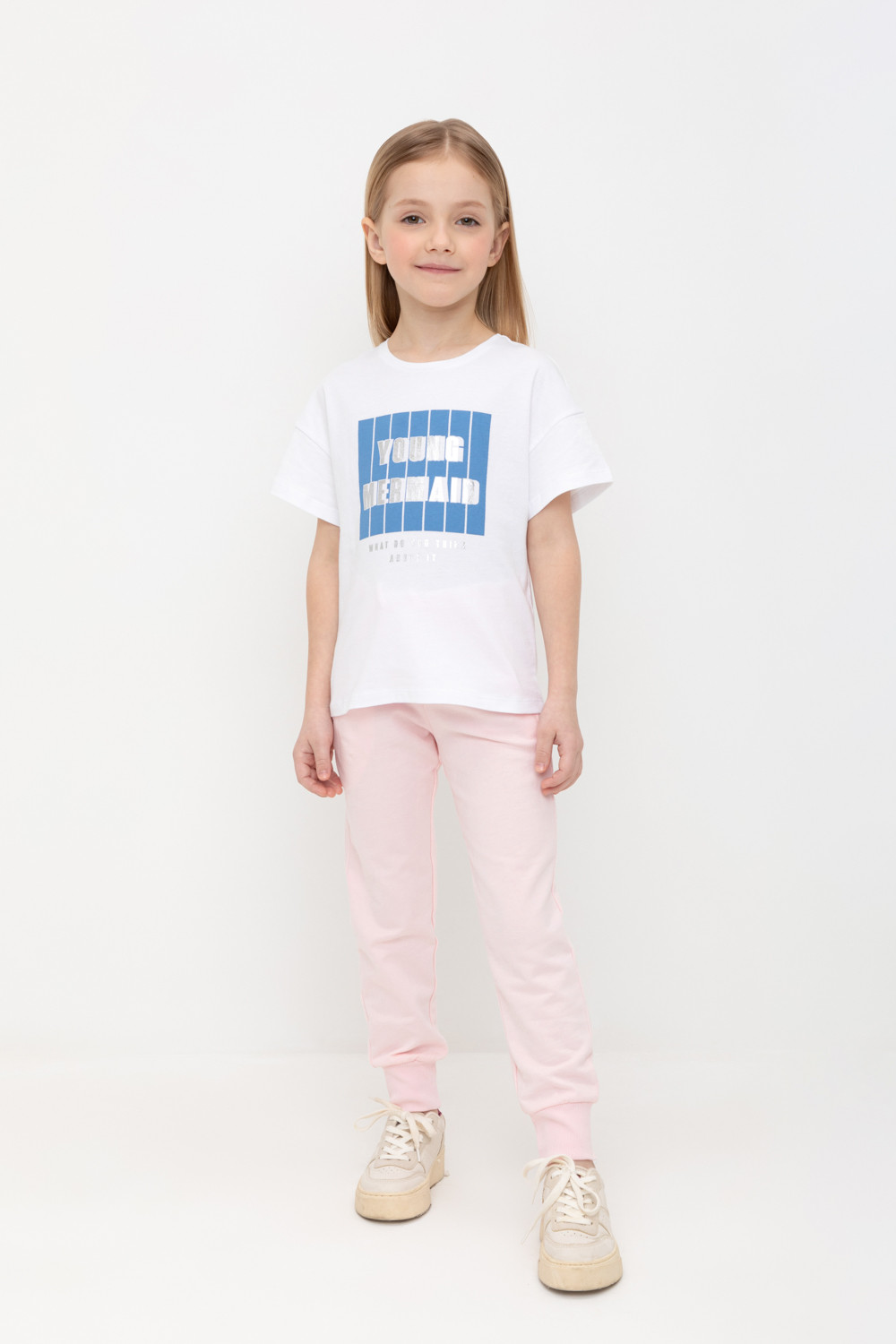 

Брюки детские CROCKID М 2966-4, светло-розовый, 104, М 2966-4
