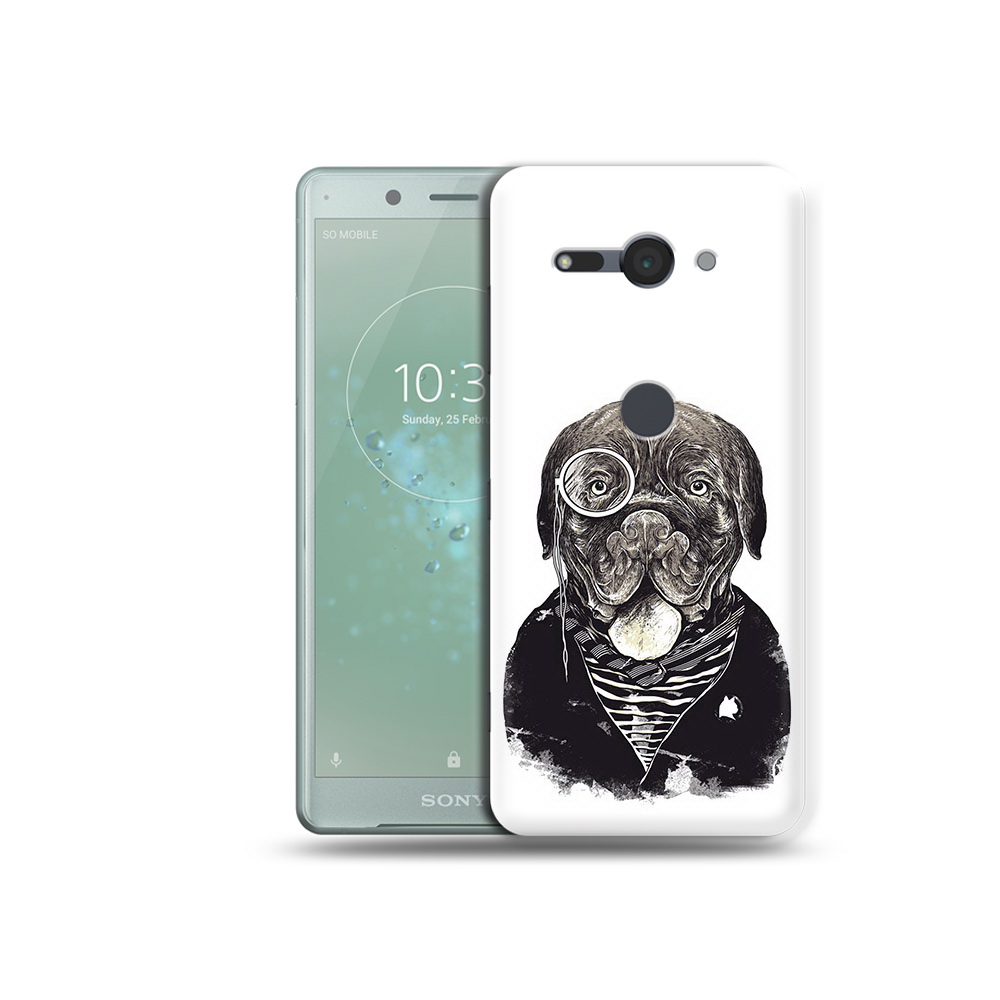 

Чехол MyPads Tocco для Sony Xperia XZ2 Compact солидный песик, Прозрачный, Tocco