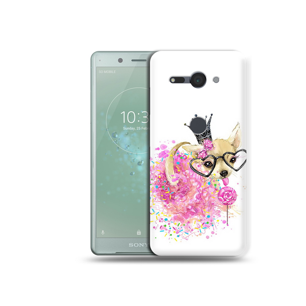 

Чехол MyPads Tocco для Sony Xperia XZ2 Compact сладкая принцесса, Прозрачный, Tocco