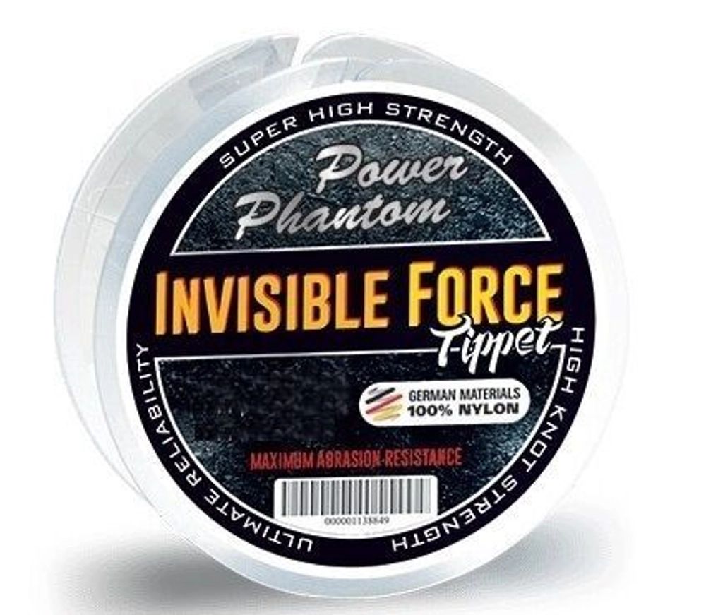 

Леска Power Phantom Invisible Force Tippet CLEAR (Clear, 1 штука / 1 / 1 / 0.22 / 5.9 / 1), Invisible Force Tippet Clear