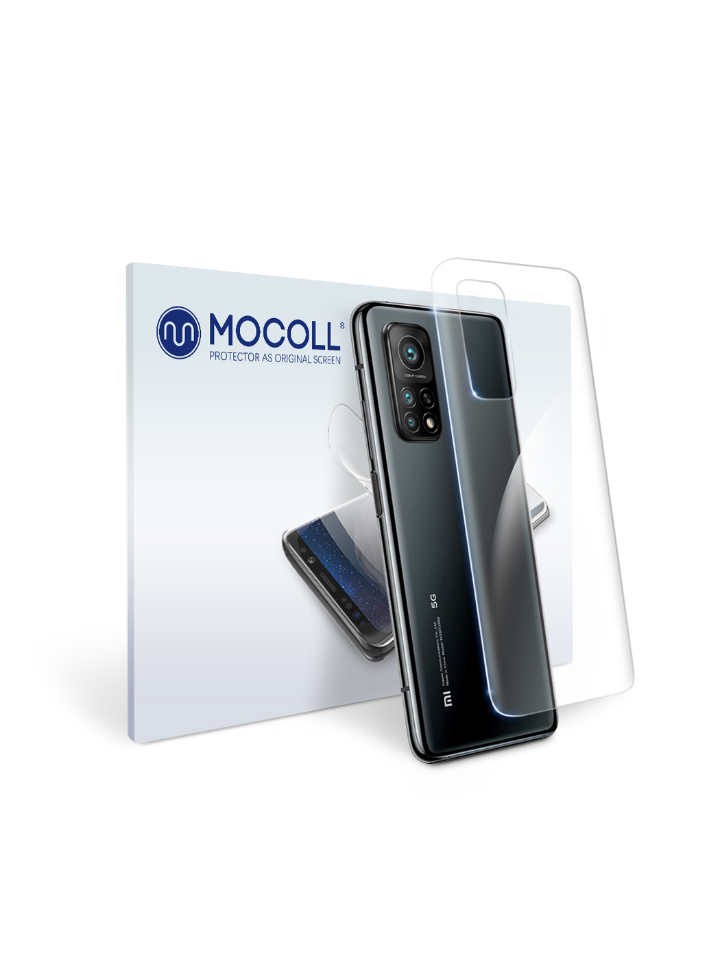 

Пленка защитная MOCOLL для задней панели Xiaomi Mi 10T Pro Прозрачная матовая