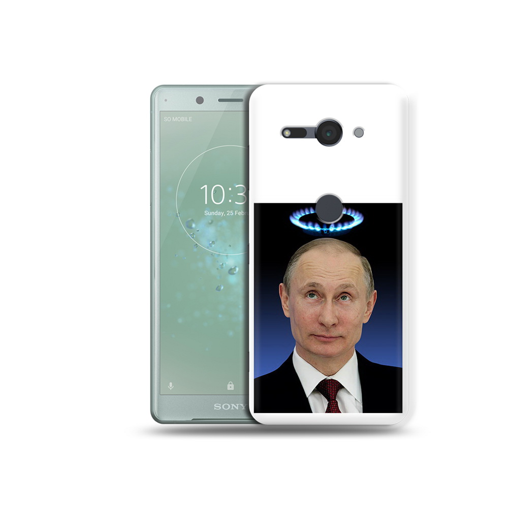 

Чехол MyPads Tocco для Sony Xperia XZ2 Compact святой газ, Прозрачный, Tocco
