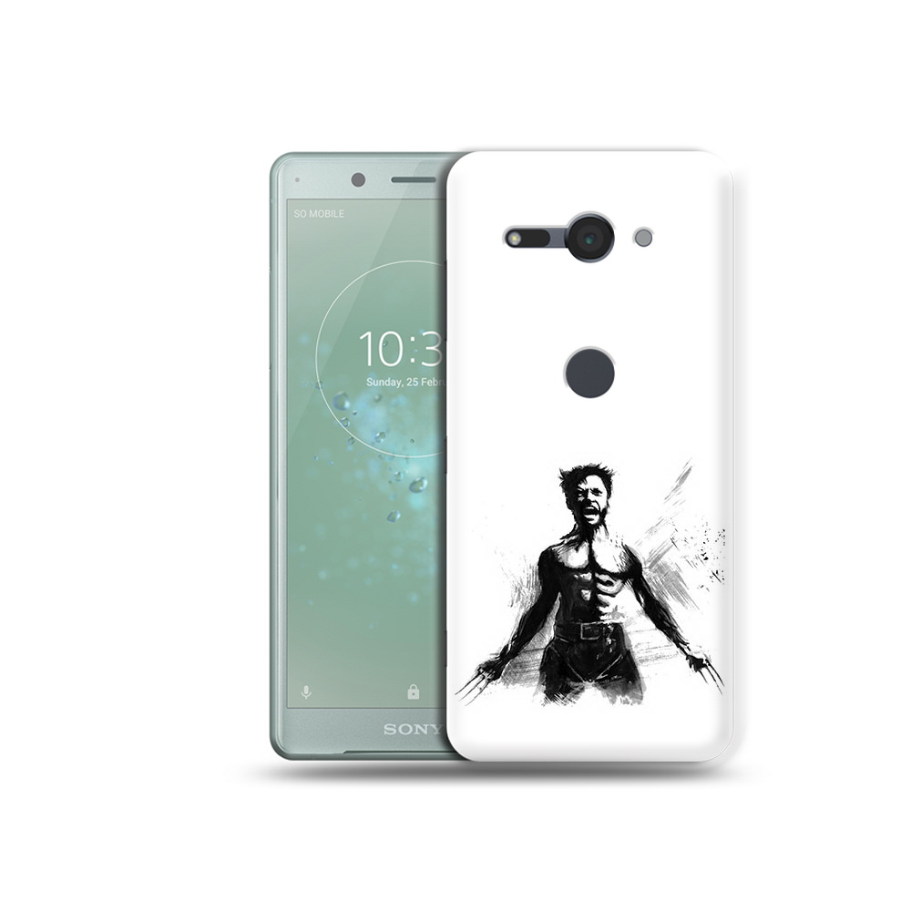 

Чехол MyPads Tocco для Sony Xperia XZ2 Compact росомаха, Прозрачный, Tocco