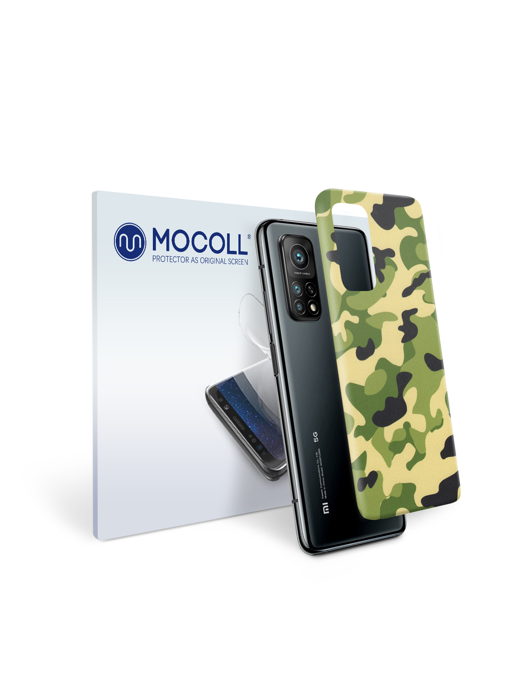 

Пленка защитная MOCOLL для задней панели Xiaomi Mi 10T Pro Хаки зеленый