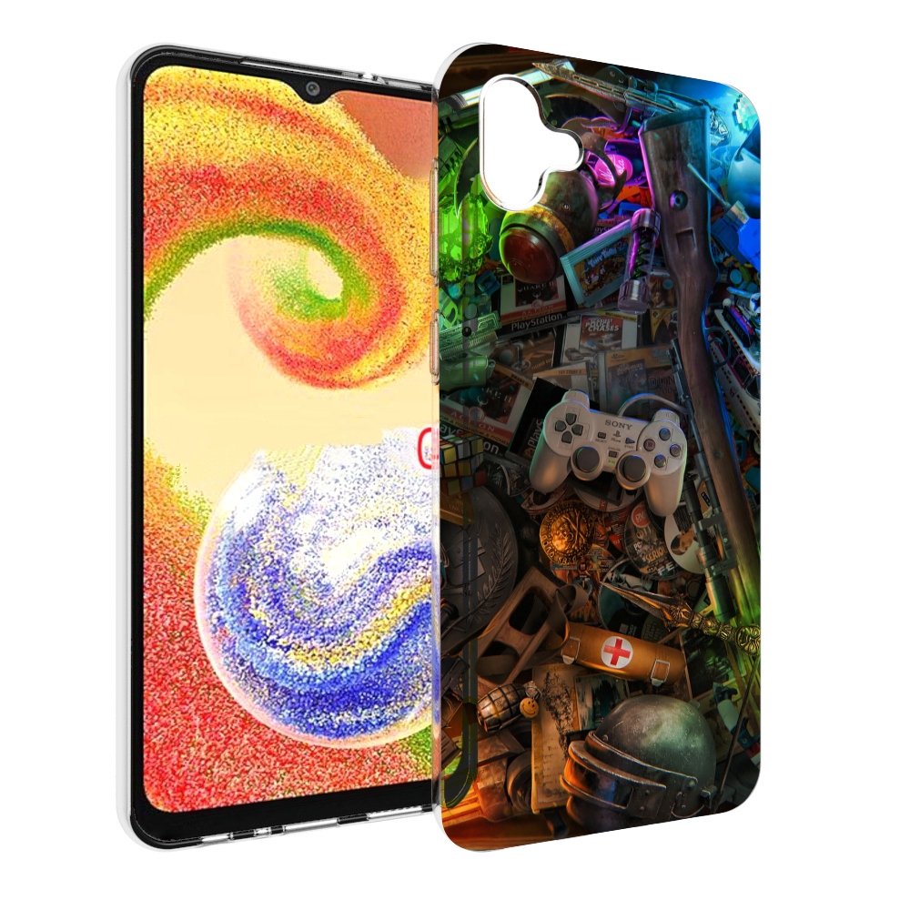

Чехол MyPads JlaMBcPa6eM для Samsung Galaxy A04, Прозрачный, Tocco