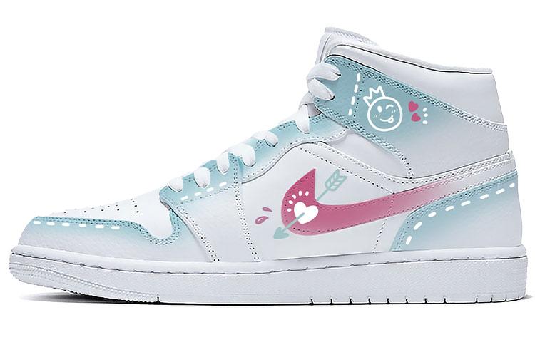 

Кеды унисекс Jordan Air Jordan 1 Mid белые 42 EU, Белый, Air Jordan 1 Mid