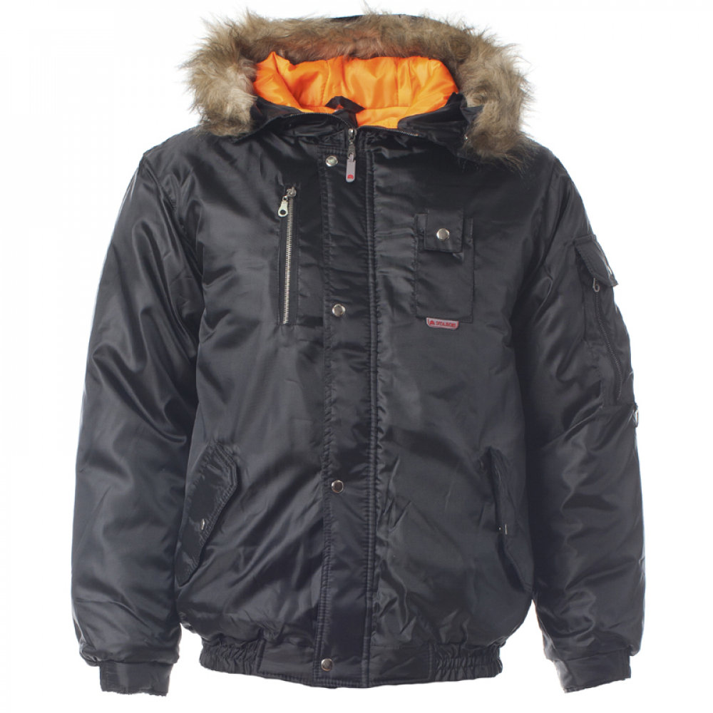 Куртка для рыбалки Спрут Аляска, черный, 52 RU/54 RU, 182-188