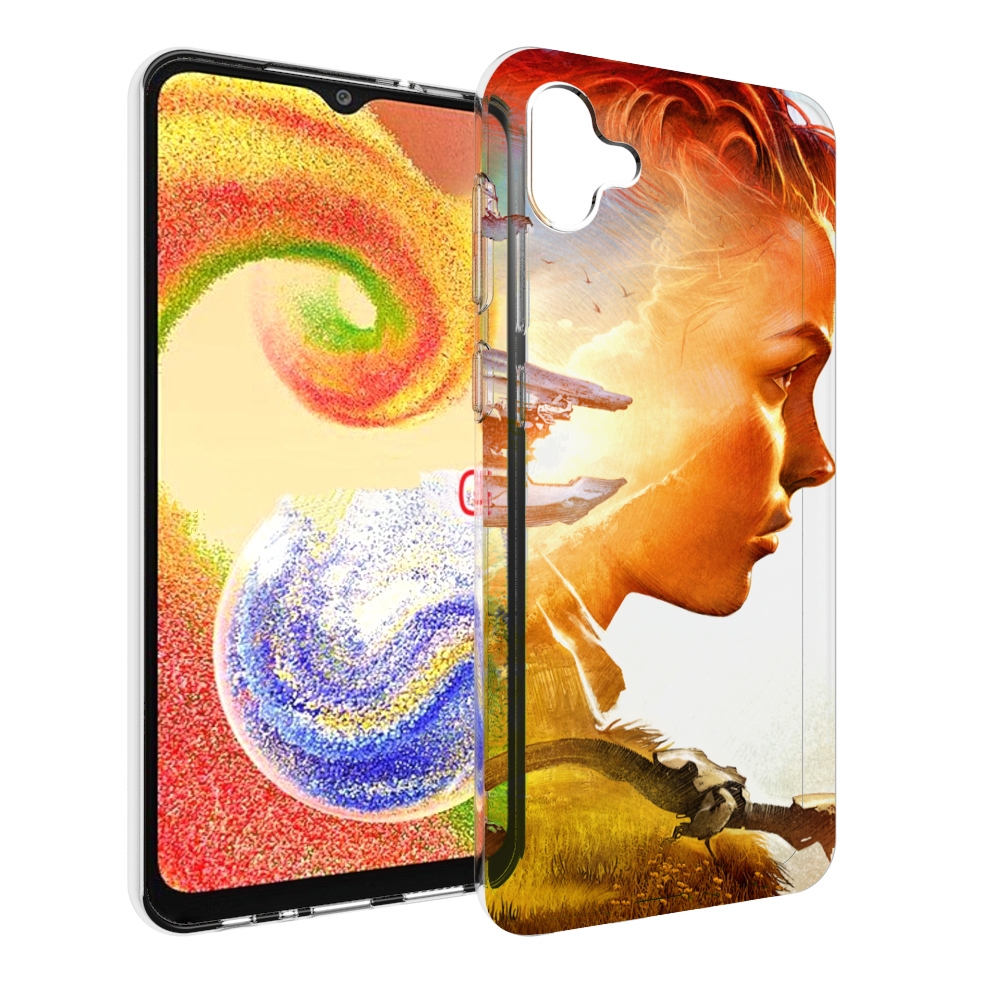 

Чехол MyPads Horizon Zero Dawn art для Samsung Galaxy A04, Прозрачный, Tocco