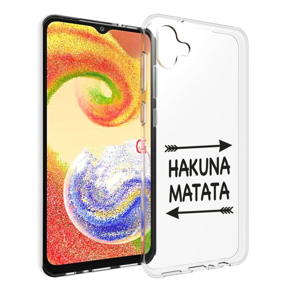 

Чехол MyPads Hakuna-Matata для Samsung Galaxy A04, Прозрачный, Tocco