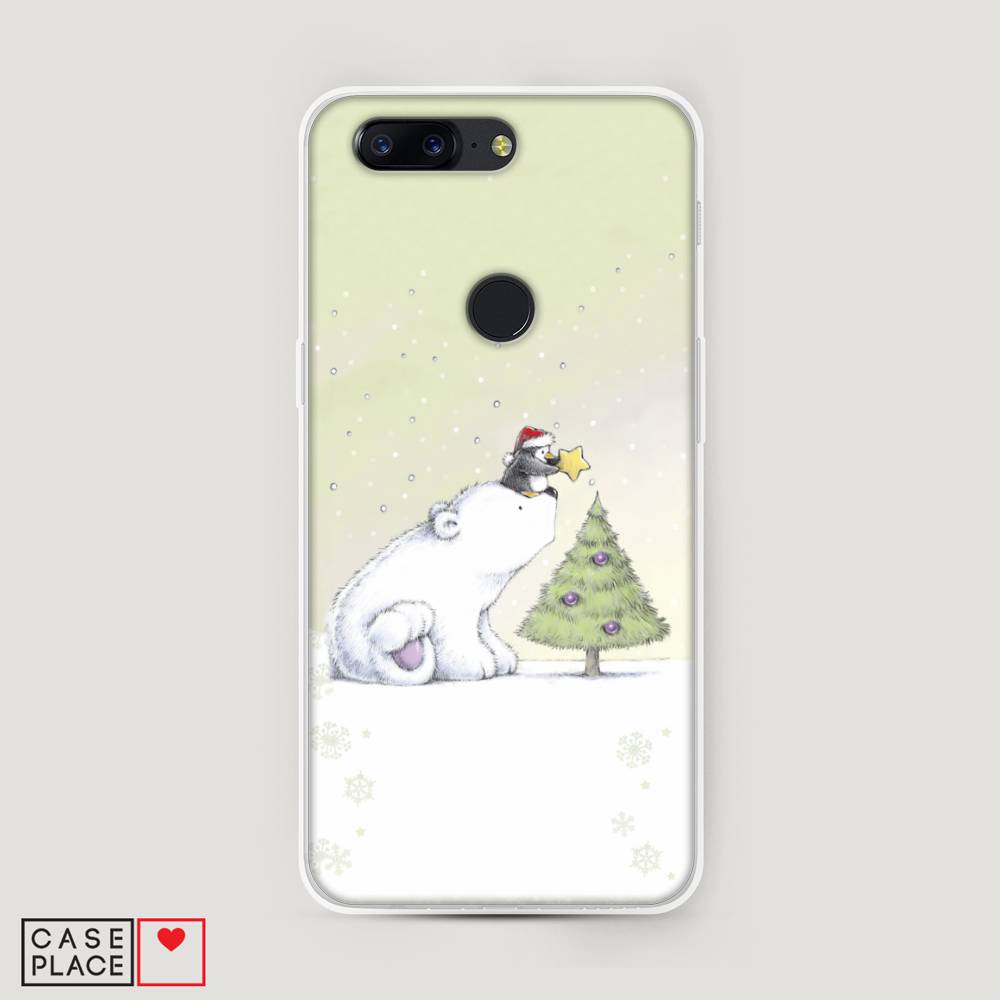 

Чехол на OnePlus 5T "Украшение елки", Белый;бежевый, 150350-5