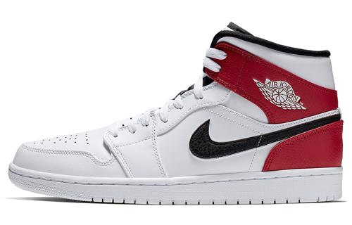 

Кеды унисекс Jordan Air Jordan 1 Mid белые 43 EU, Белый, Air Jordan 1 Mid