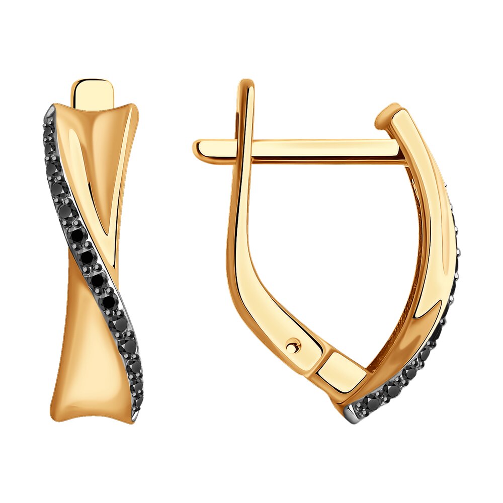 

Серьги из красного золота Diamant 51-220-01892-3, бриллиант, 51-220-01892-3