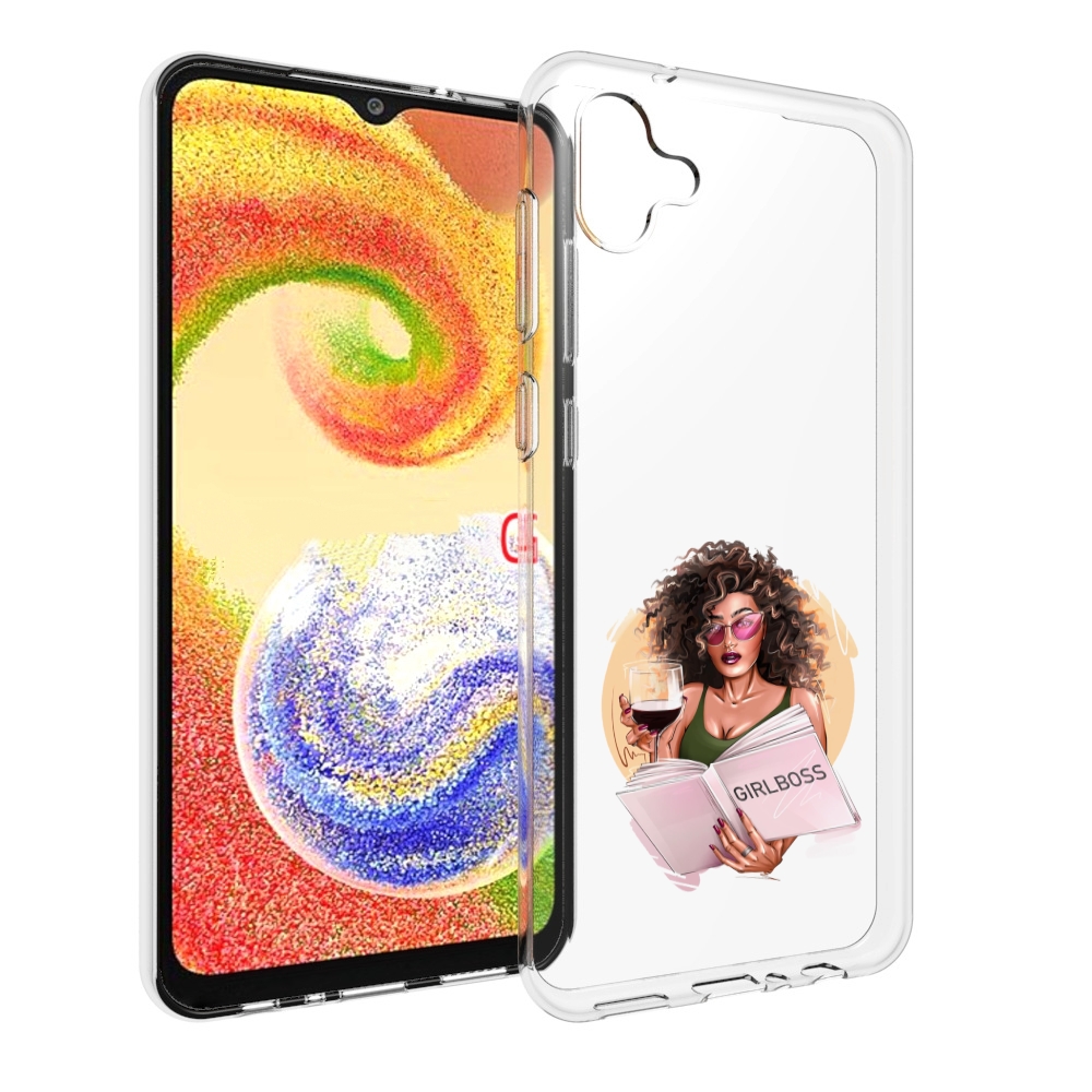 

Чехол MyPads Girlboss with wine_ Etsy женский для Samsung Galaxy A60, Прозрачный, Tocco
