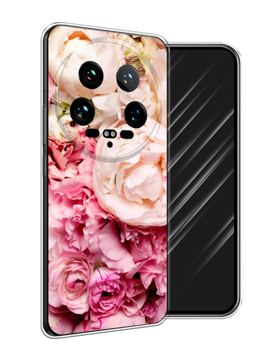 

Чехол Awog на Xiaomi 14 Ultra "Пионы яркие", Розовый, 321850-1