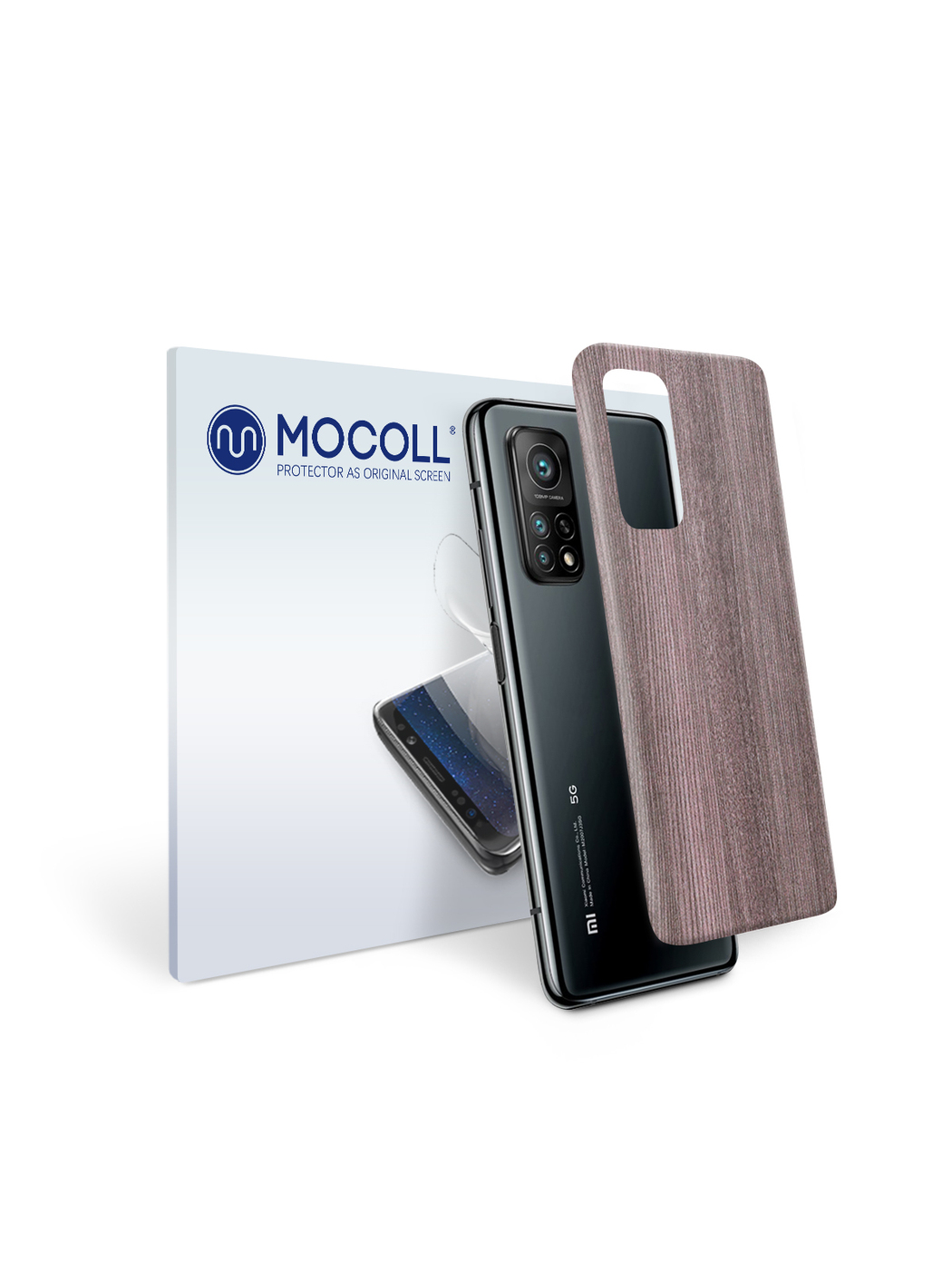 

Пленка защитная MOCOLL для задней панели Xiaomi Mi 10T Pro Дерево Дуб Сонома