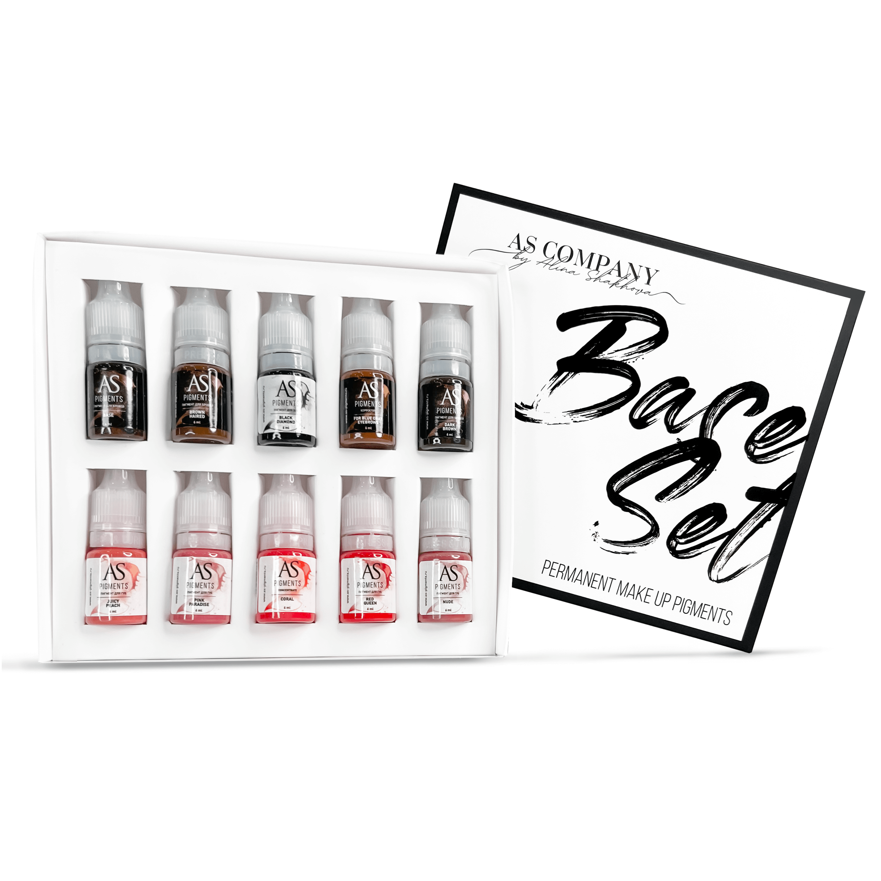 

Набор пигментов Base Set, 6 мл 10шт