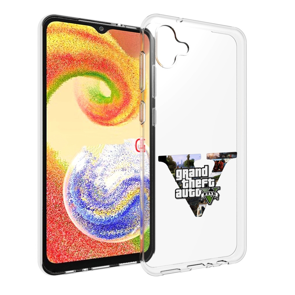 Чехол MyPads GTA 5 логотип для Samsung Galaxy A04