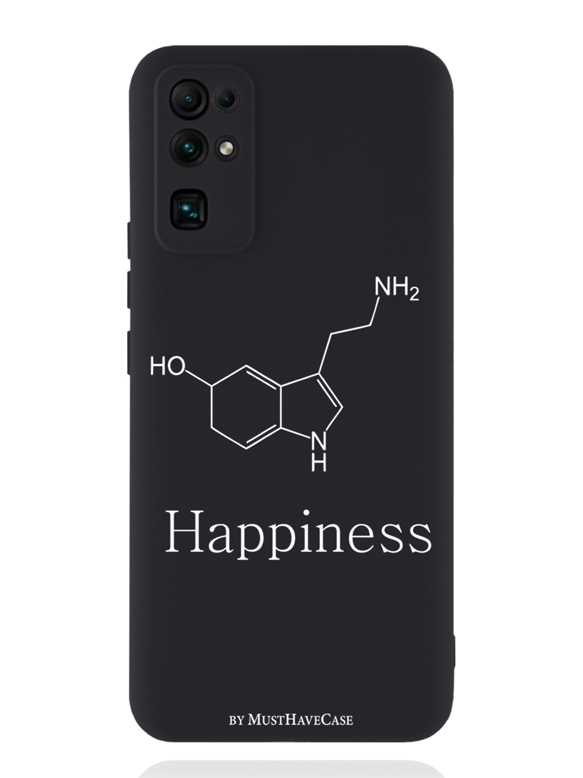

Чехол MustHaveCase Honor 30 Молекула счастья, Черный;белый, Honor 30 Молекула счастья