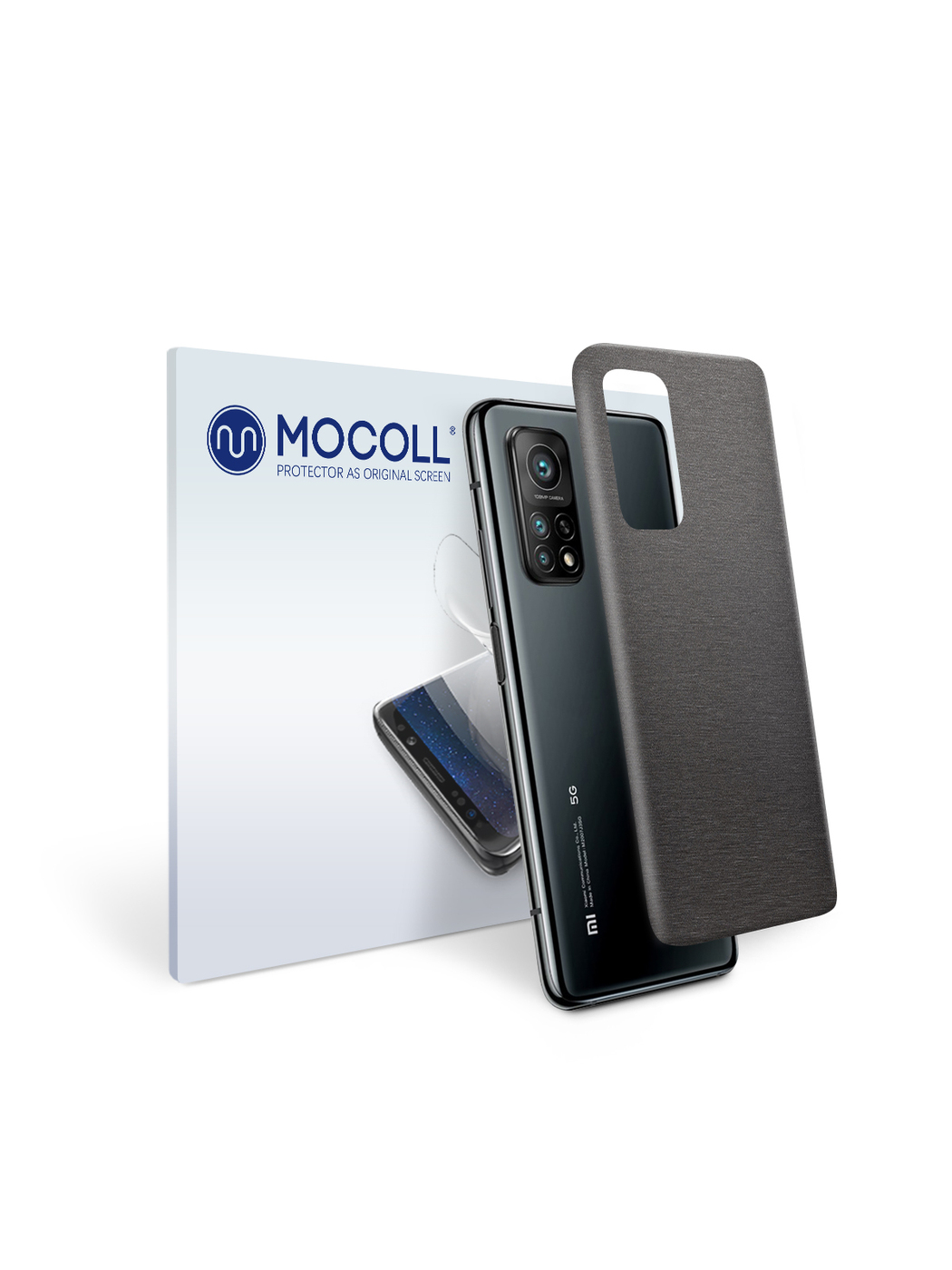 

Пленка защитная MOCOLL для задней панели Xiaomi Mi 10T Lite Металлик черный