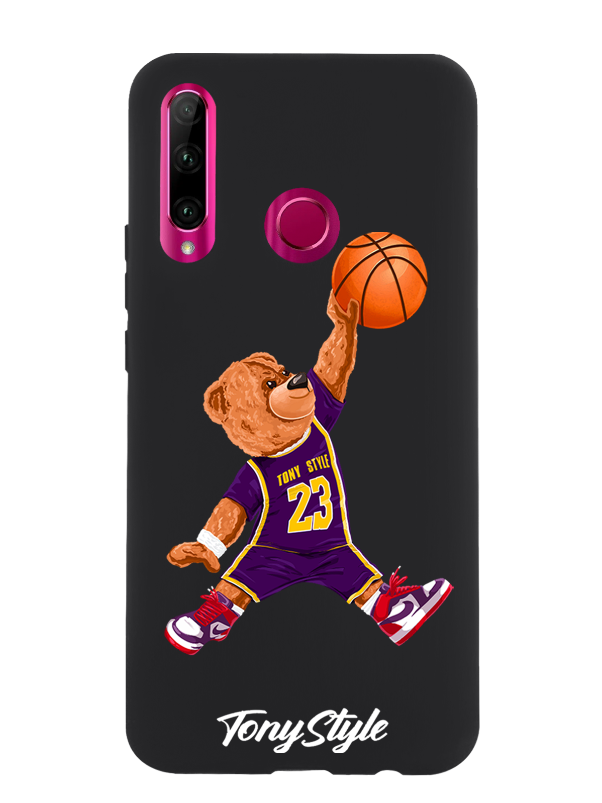 

Чехол Tony Style Honor 10i Tony Style баскетболист с мячом, Фиолетовый;коричневый;желтый;оранжевый, Honor 10i Tony Style Джордан Jordan