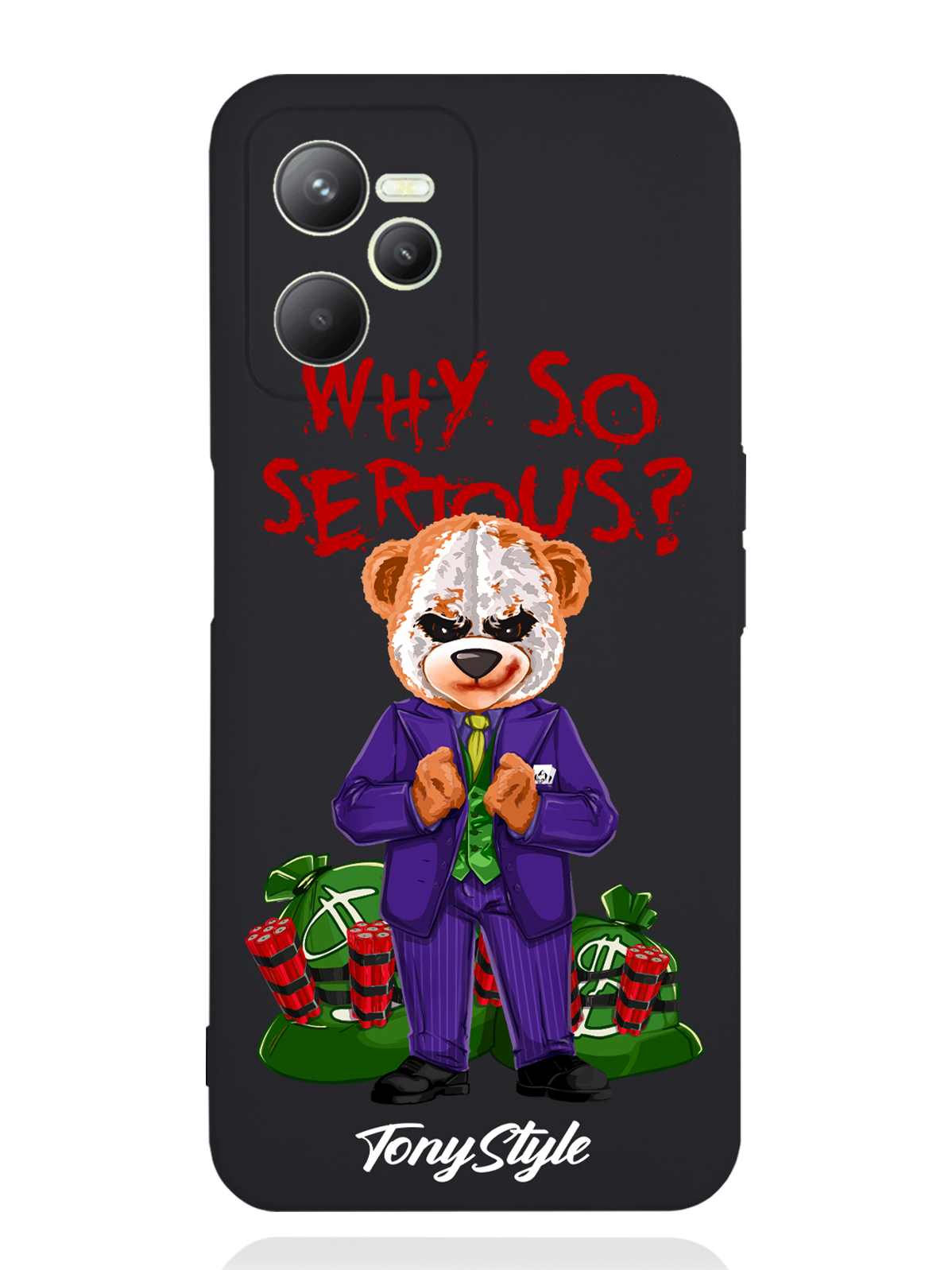 

Чехол Tony Style RealMe C35 Tony Style Джокер Joker Why so serious, RealMe C35 Tony Style Джокер Joker Why so serious