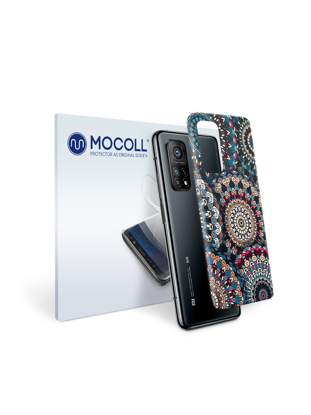 

Пленка защитная MOCOLL для задней панели Xiaomi Mi 10T Lite Богемный узор Искон