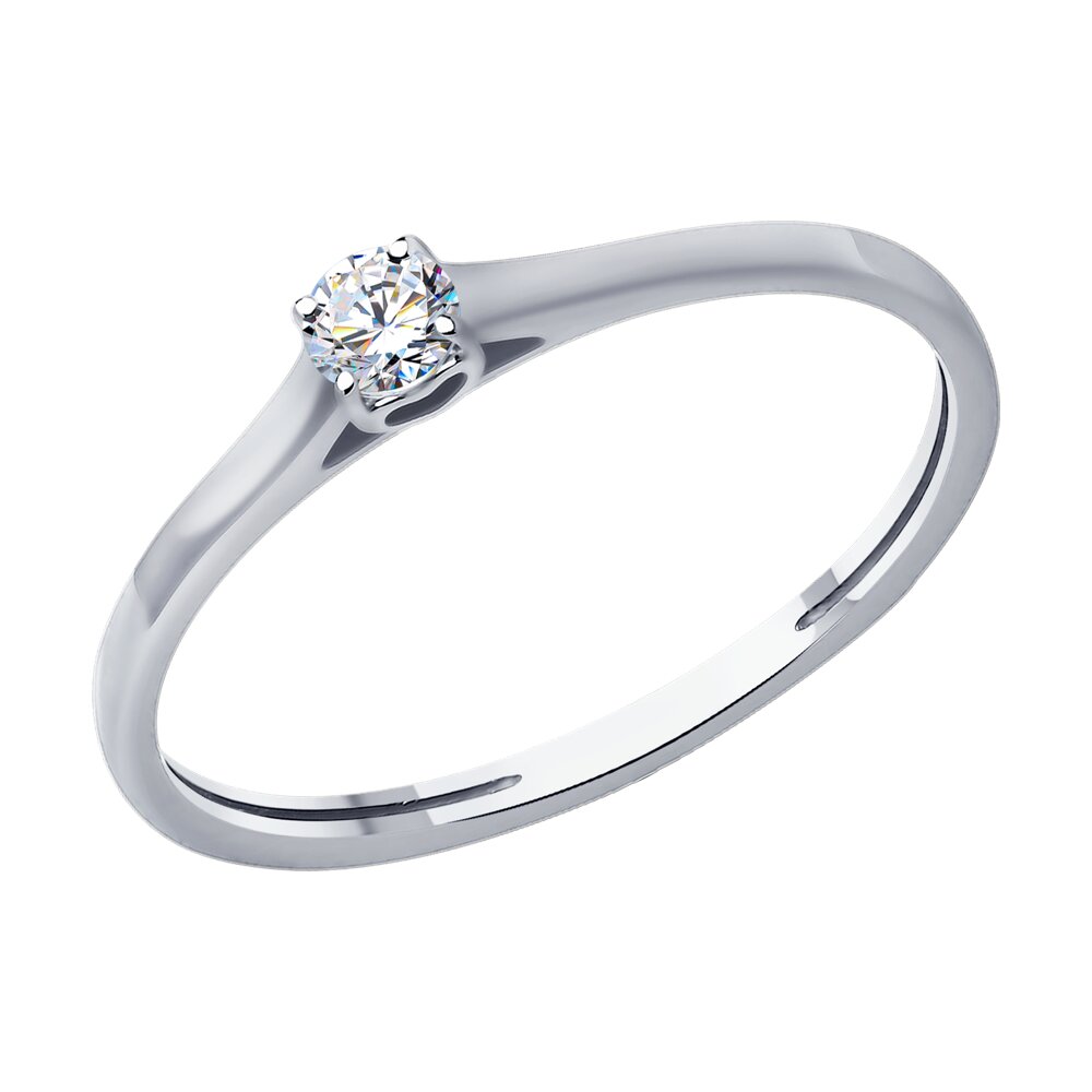 

Кольцо из золота р. 16,5 SOKOLOV Diamonds 1012446-3, бриллиант, 1012446-3