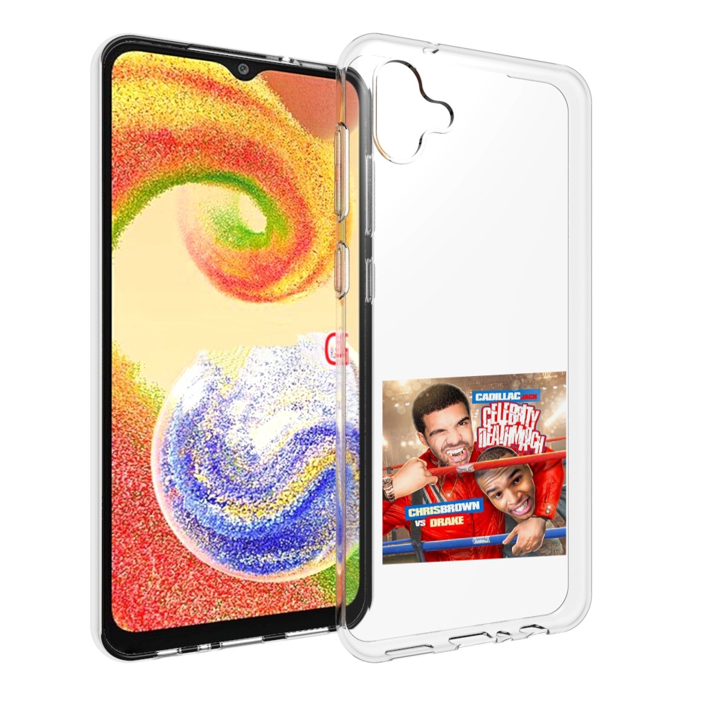 

Чехол MyPads Drake & Chris Brown - Celebrity Deathmatch для Samsung Galaxy A04, Прозрачный, Tocco