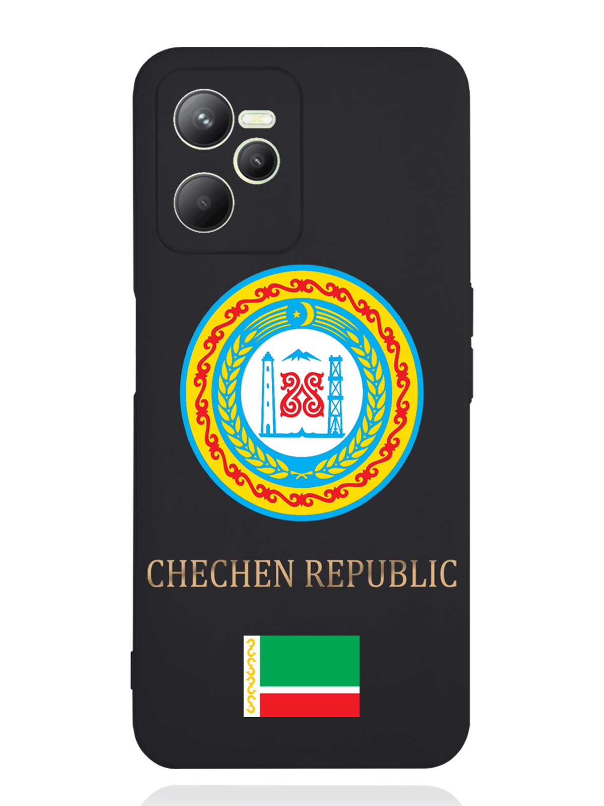 

Чехол SignumCase RealMe C35 Герб Чечни, Разноцветный, RealMe C35 Герб Чечни