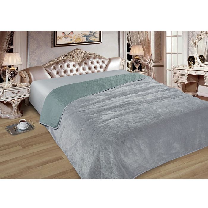 

Покрывало Marianna Elite, 2188174, искусственный мех, 220x200 см, серый, Elite