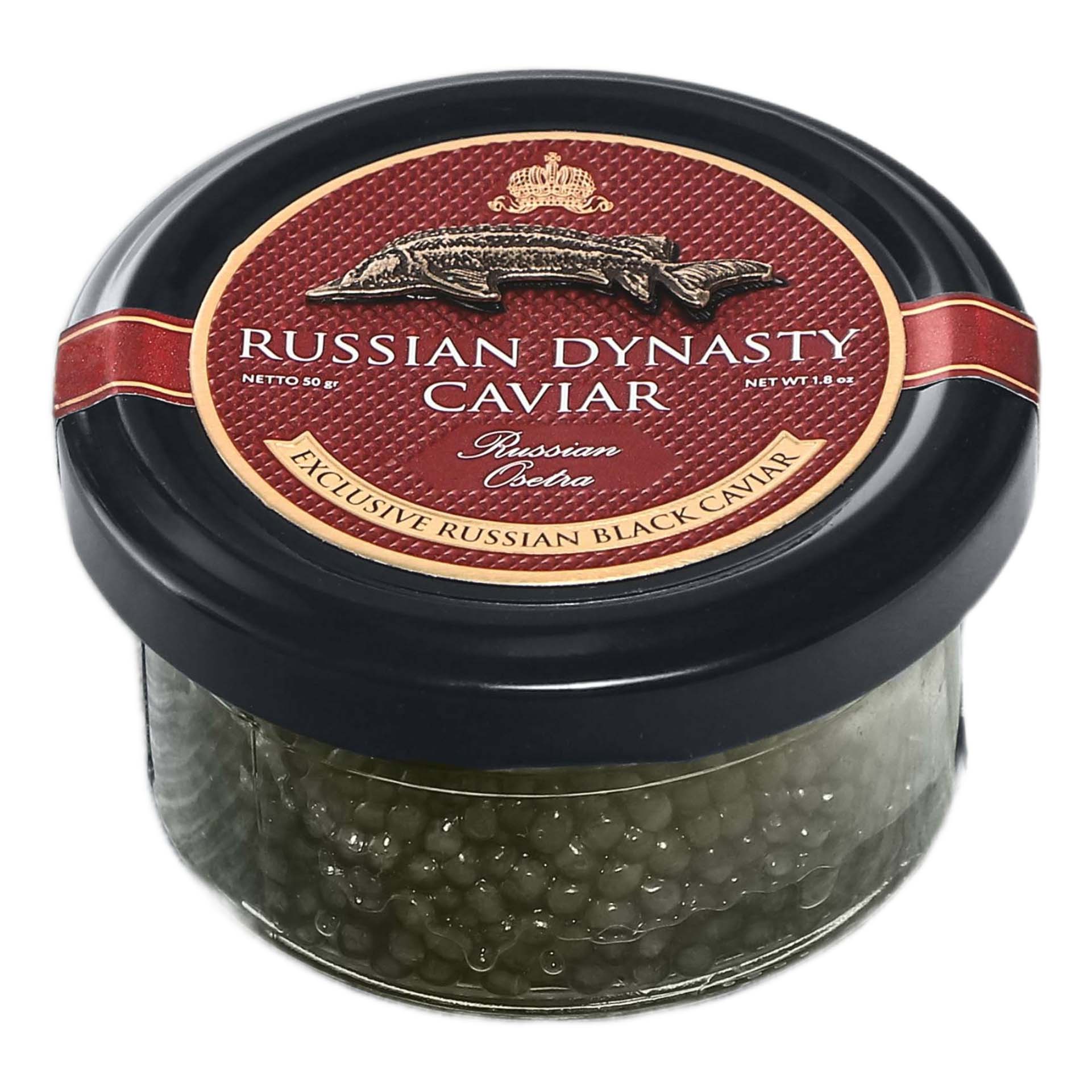 Икра осетра черная Russian Dynasty Caviar 50 г
