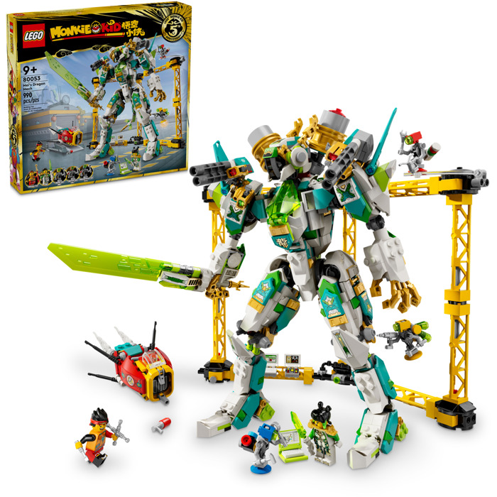 

Конструктор Lego Monkie Kid 80053 Робот-дракон Мэй 990 дет.