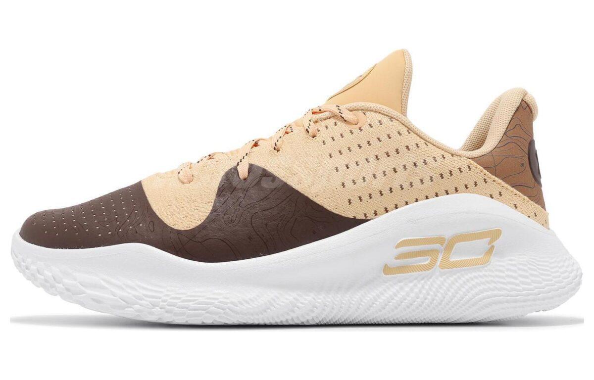 

Кроссовки унисекс Under Armour Curry 4 Low FloTro Curry Camp бежевые 44.5 EU, Бежевый, Curry 4 Low FloTro Curry Camp