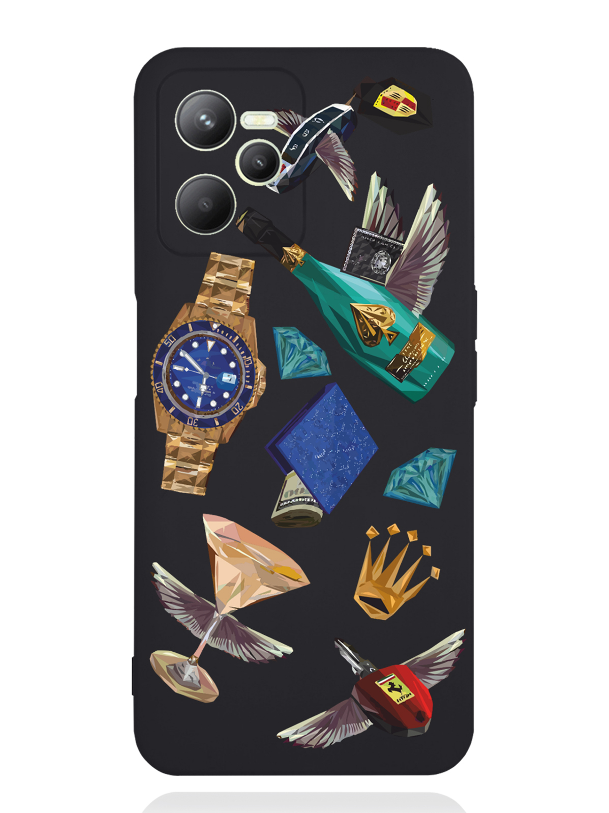 

Чехол MustHaveCase RealMe C35 Luxury lifestyle, Разноцветный, RealMe C35 Luxury lifestyle