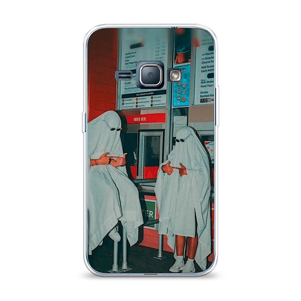

Чехол Awog на Samsung Galaxy J1 2016 / Самсунг J1 2016 "Chillin Killin", Красный, 22150-9