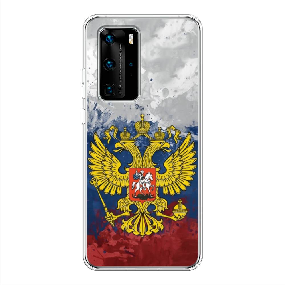 

Чехол Awog на Huawei P40 Pro "РФ", Белый;синий;красный, 610950-5