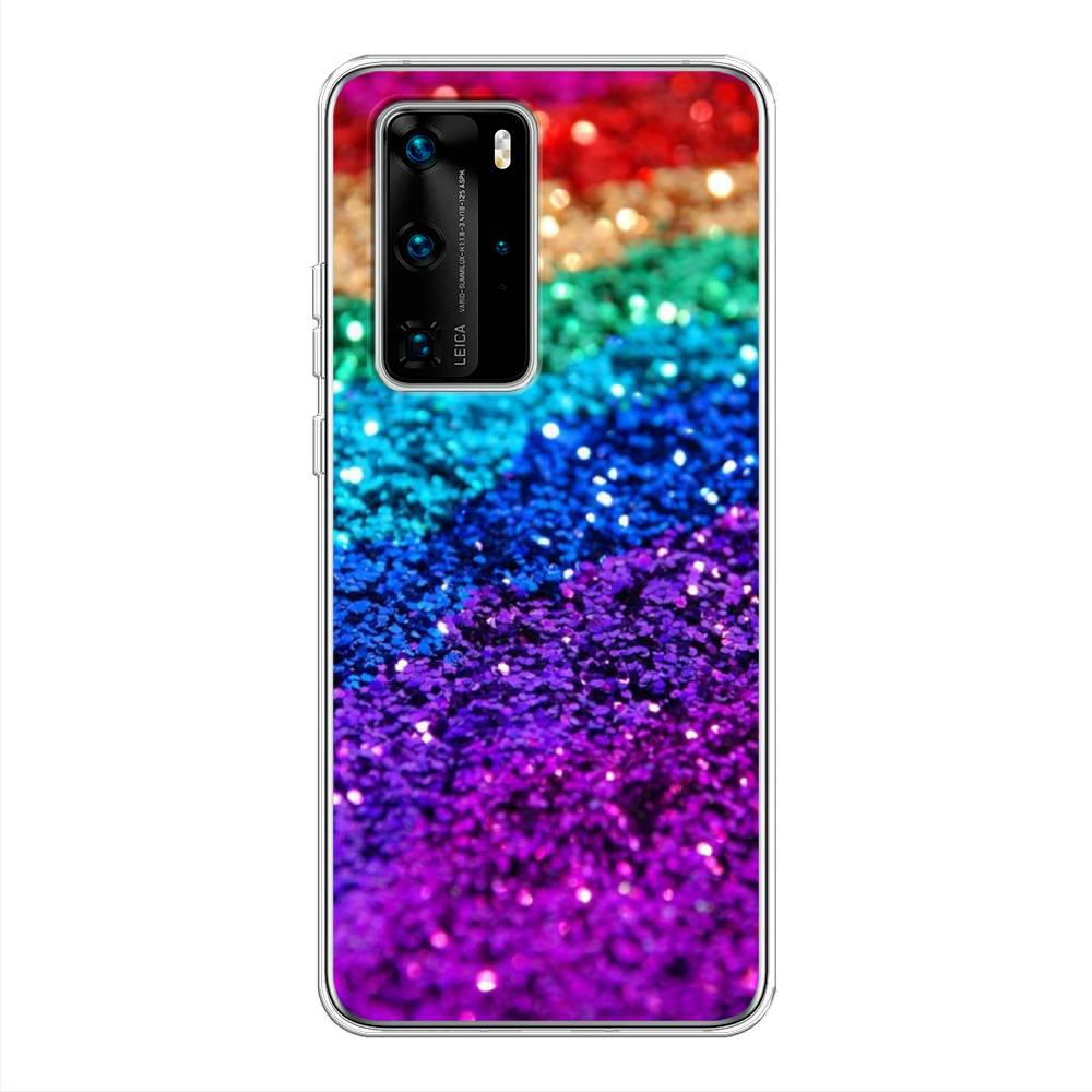 

Чехол Awog "Блестящая радуга рисунок" для Huawei P40 Pro, Разноцветный, 610950-3
