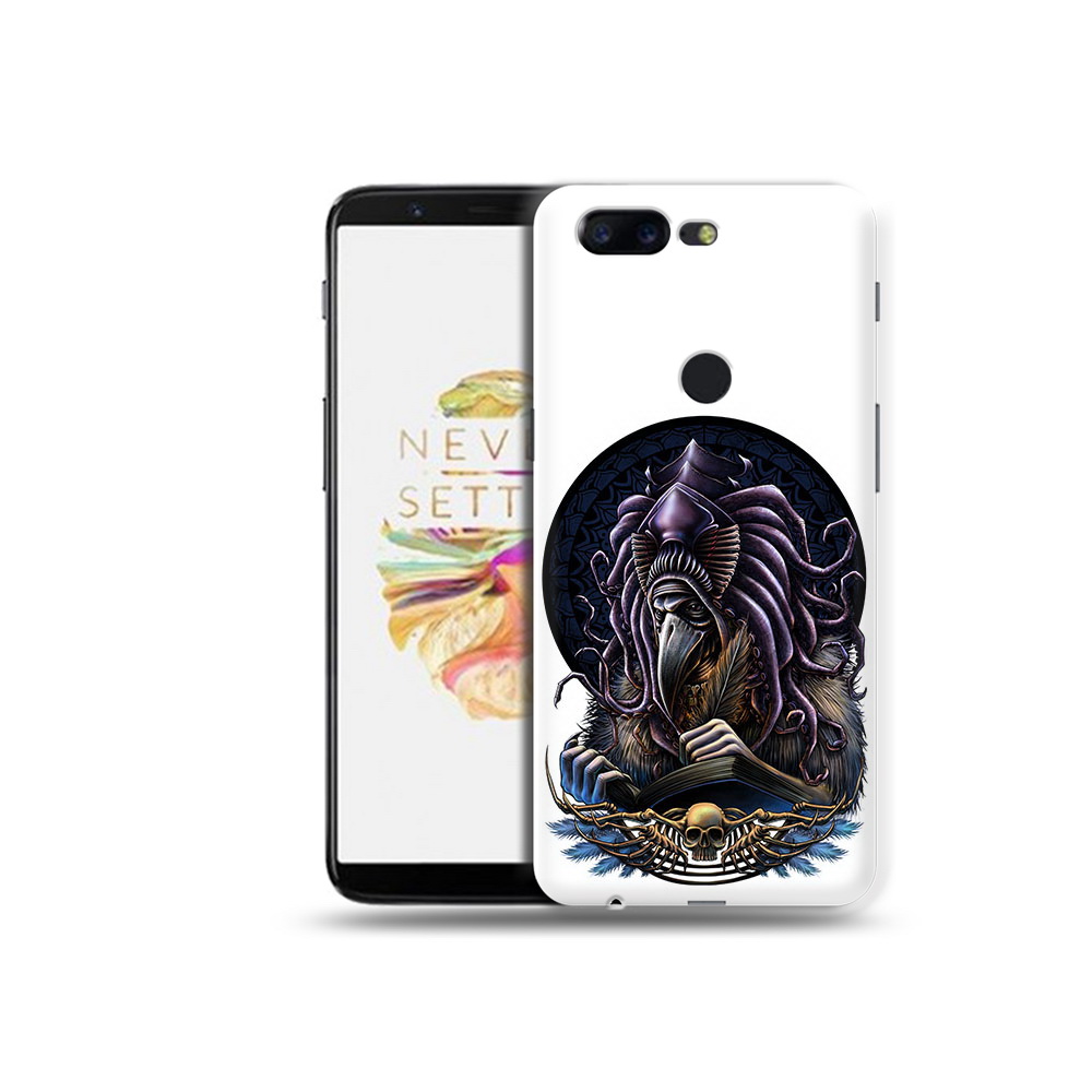 

Чехол MyPads Tocco для OnePlus 5T умный ворон, Прозрачный, Tocco