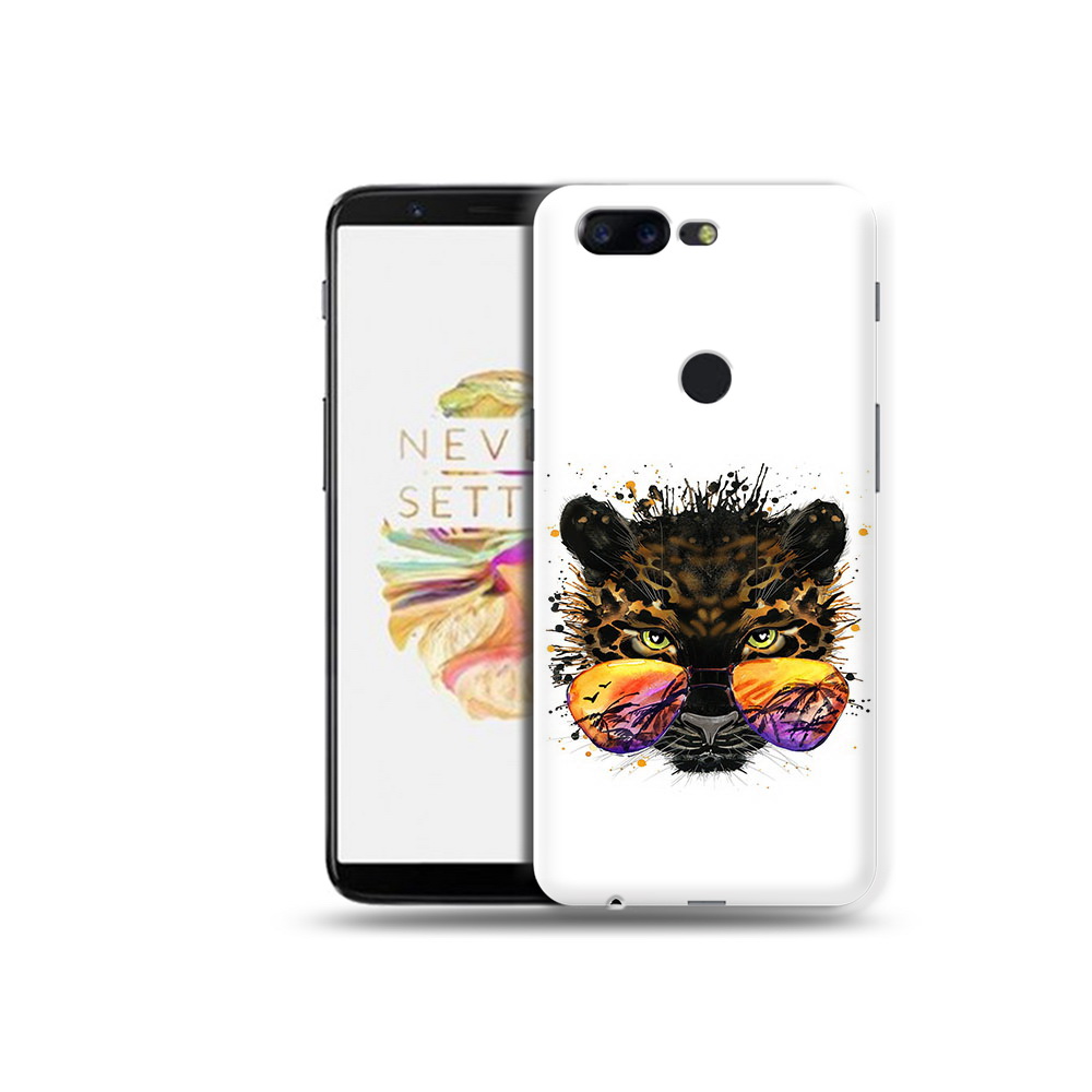 

Чехол MyPads Tocco для OnePlus 5T тропический леопард, Прозрачный, Tocco
