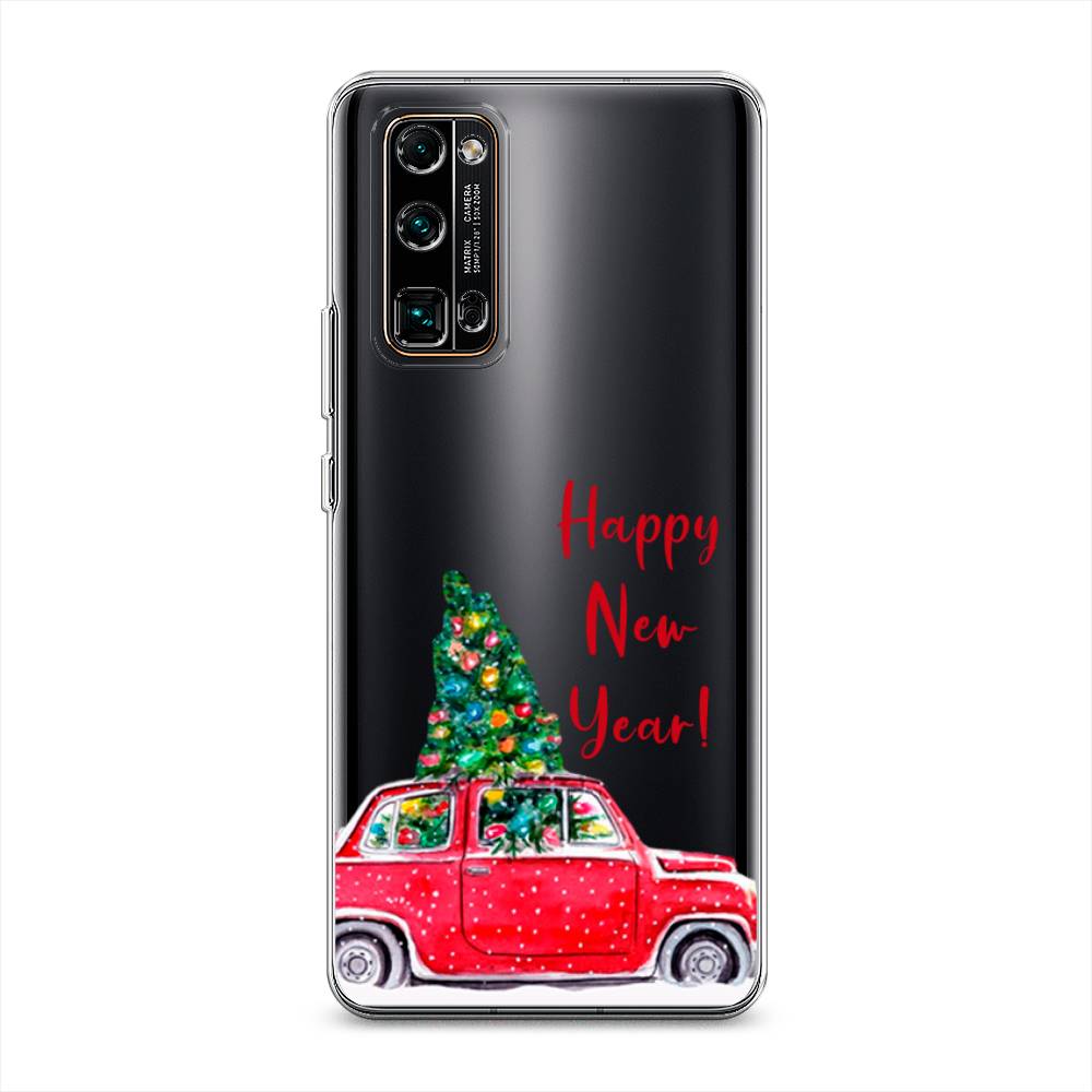 

Чехол на Honor 30 Pro Plus "Happy New Year", Красный;зеленый, 612250-5