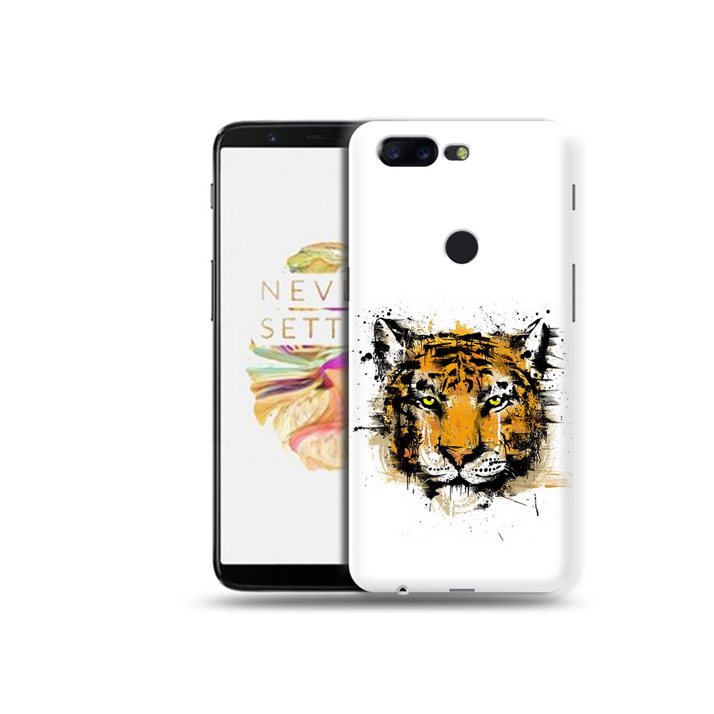 

Чехол MyPads Tocco для OnePlus 5T тигруля, Прозрачный, Tocco