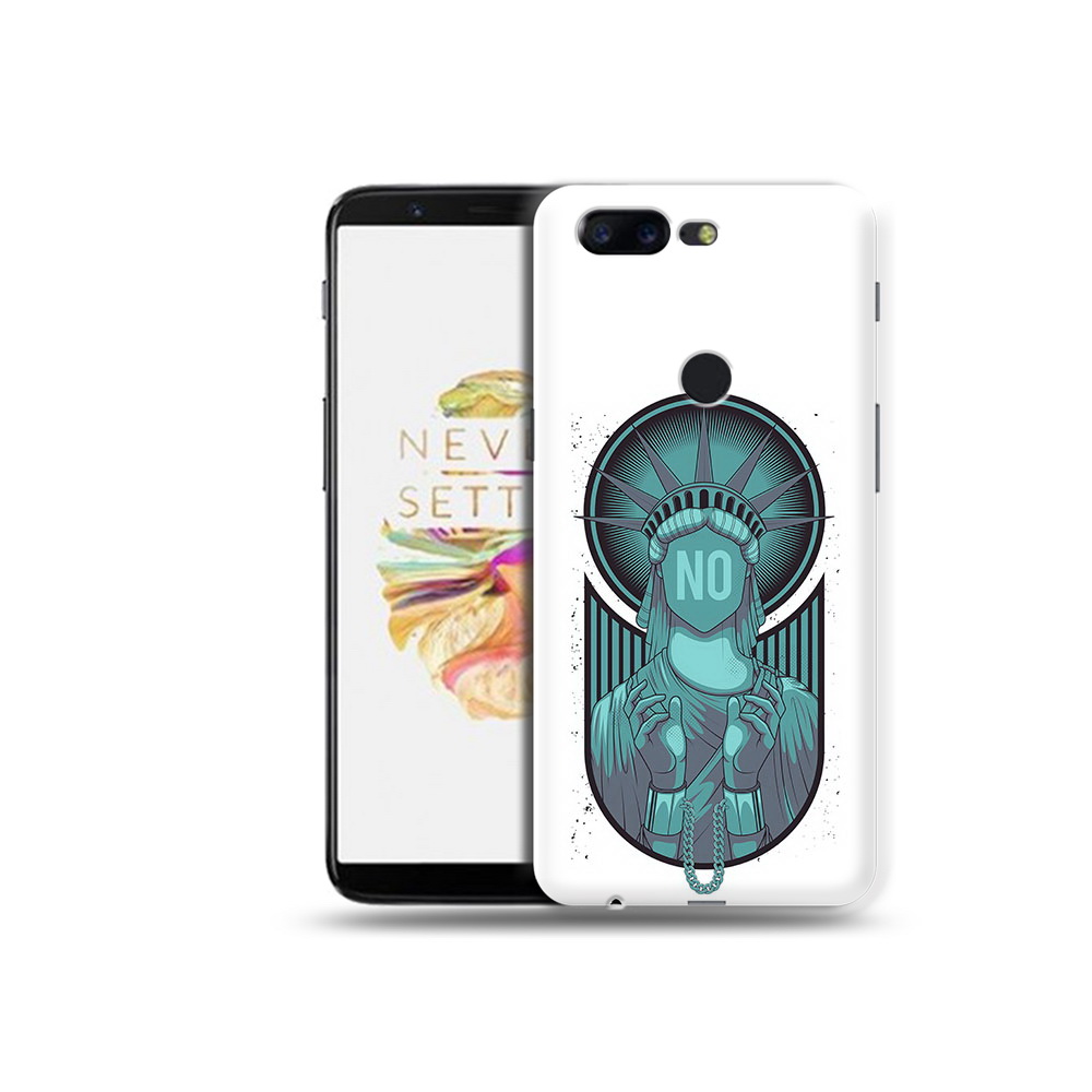 

Чехол MyPads Tocco для OnePlus 5T статуя свободы зеленый, Прозрачный, Tocco