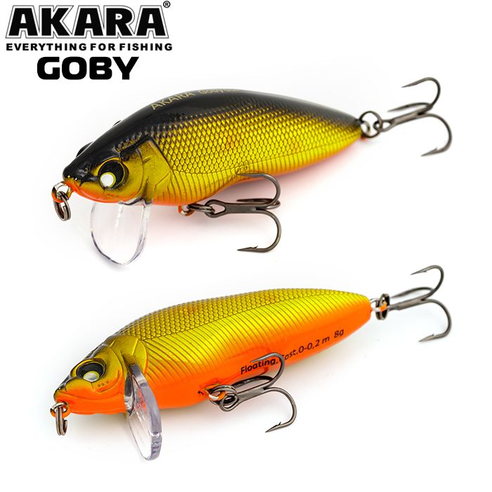 

Воблер Akara Goby 65F 8 гр 2/7 oz 2,6 in A59, Разноцветный, Goby