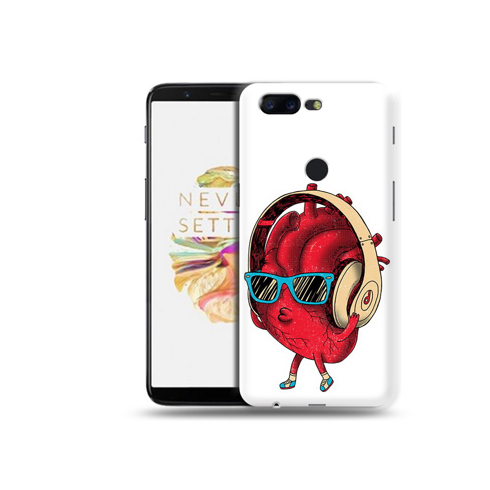

Чехол MyPads Tocco для OnePlus 5T слушай сердце, Прозрачный, Tocco