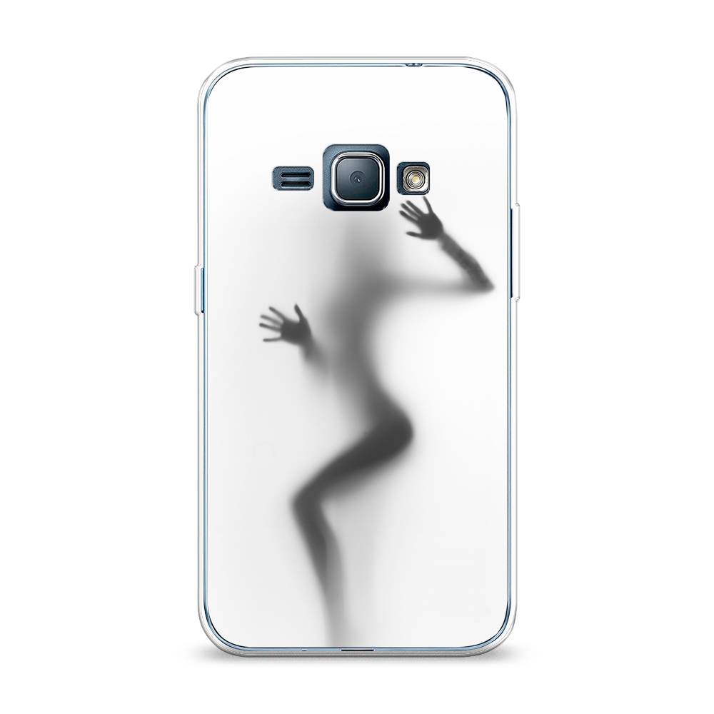 

Чехол Awog на Samsung Galaxy J1 2016 / Самсунг J1 2016 "Девушка в душе", Серый;белый;черный, 22150-7