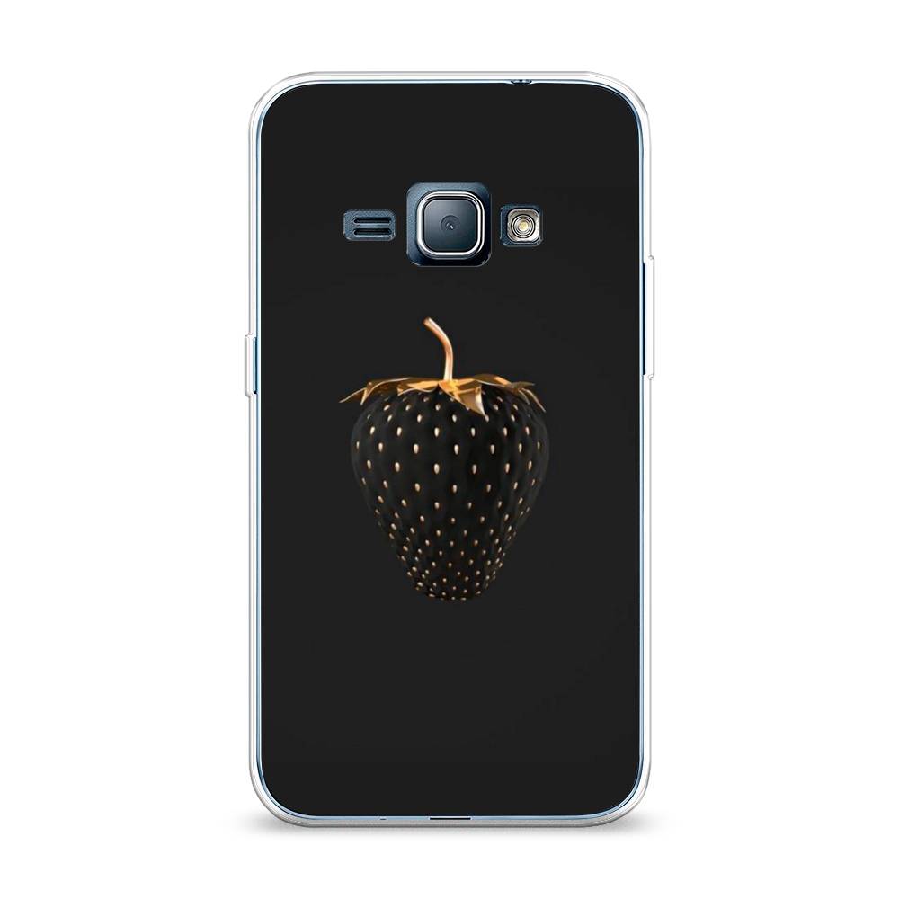 

Чехол Awog на Samsung Galaxy J1 2016 / Самсунг J1 2016 "Черно-золотая клубника", Черный;золотистый, 22150-10